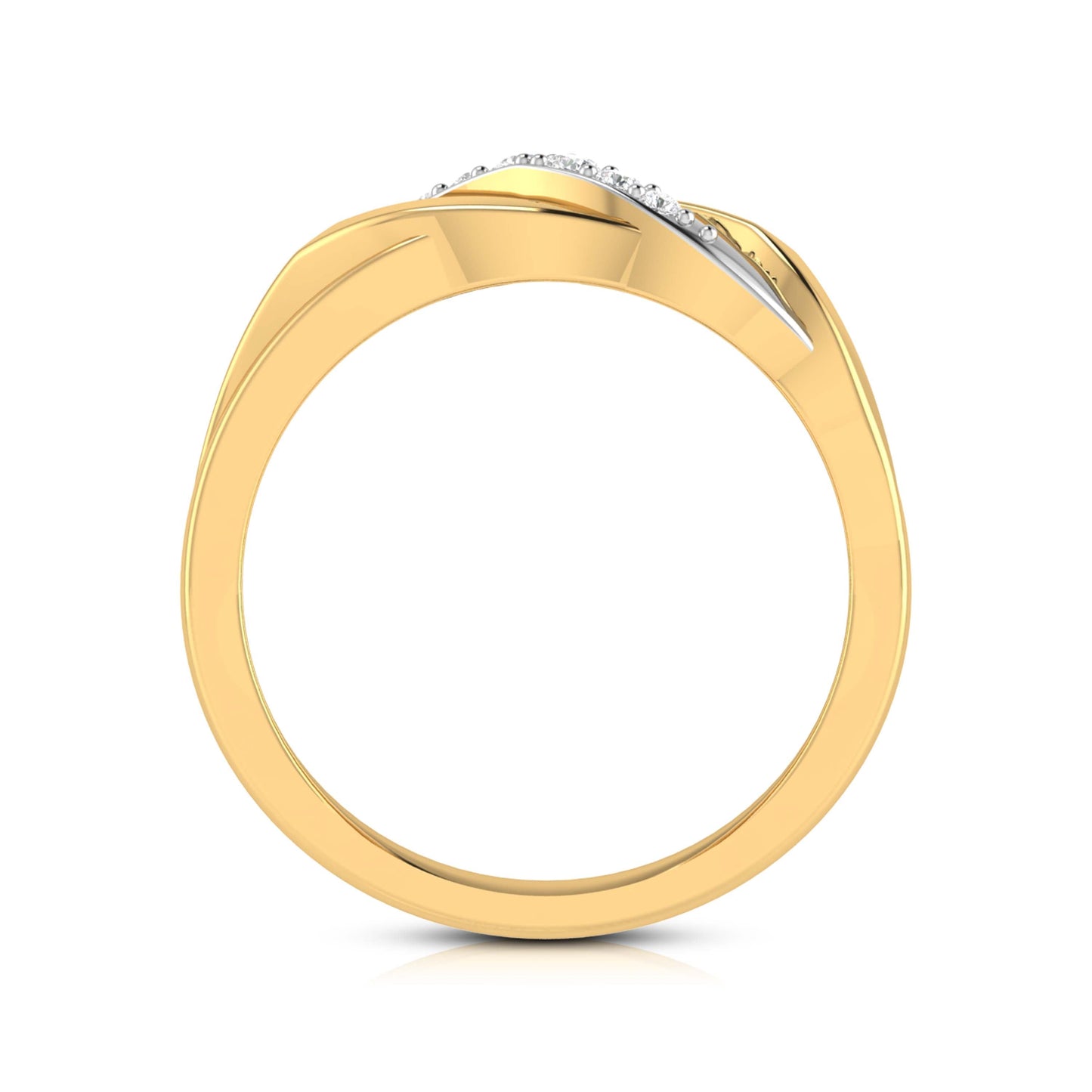 Allura Rush Lab Diamond Ring Yellow / 18 KT