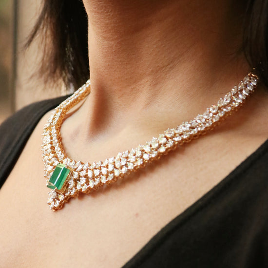 Vivida Lab Diamond Necklace - Fiona Diamonds - Fiona Diamonds