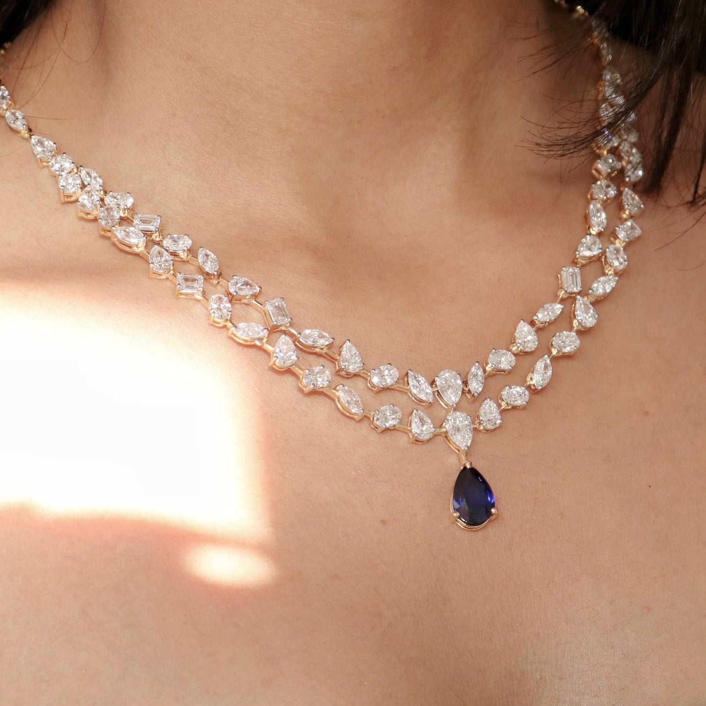 Grace Lab Diamond Necklace - Fiona Diamonds - Fiona Diamonds
