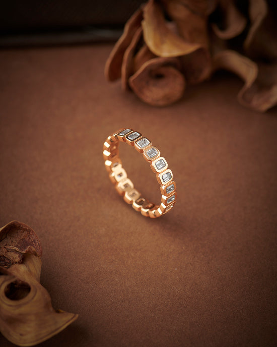 Lunette Lab Diamond Ring - Fiona Diamonds - Fiona Diamonds
