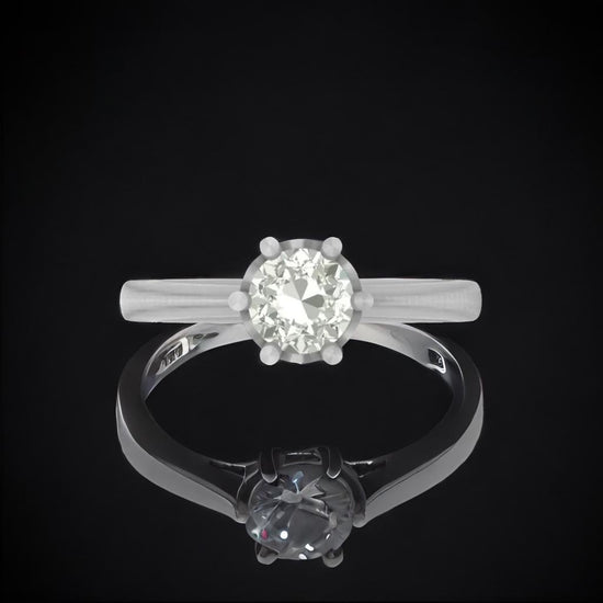 Quizo 0.73 Pointer Lab Diamond Ring - Fiona Diamonds - Fiona Diamonds