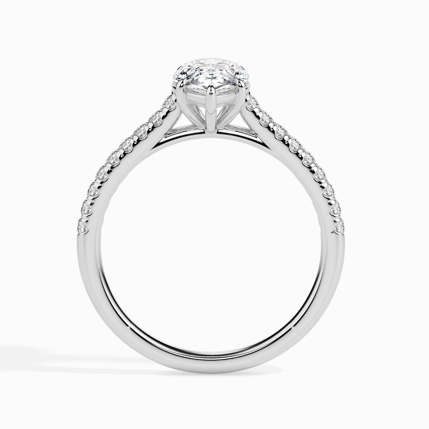 1.5ct Pear Lab Diamond Mark Solitaire Ring - Fiona Diamonds - Fiona Diamonds