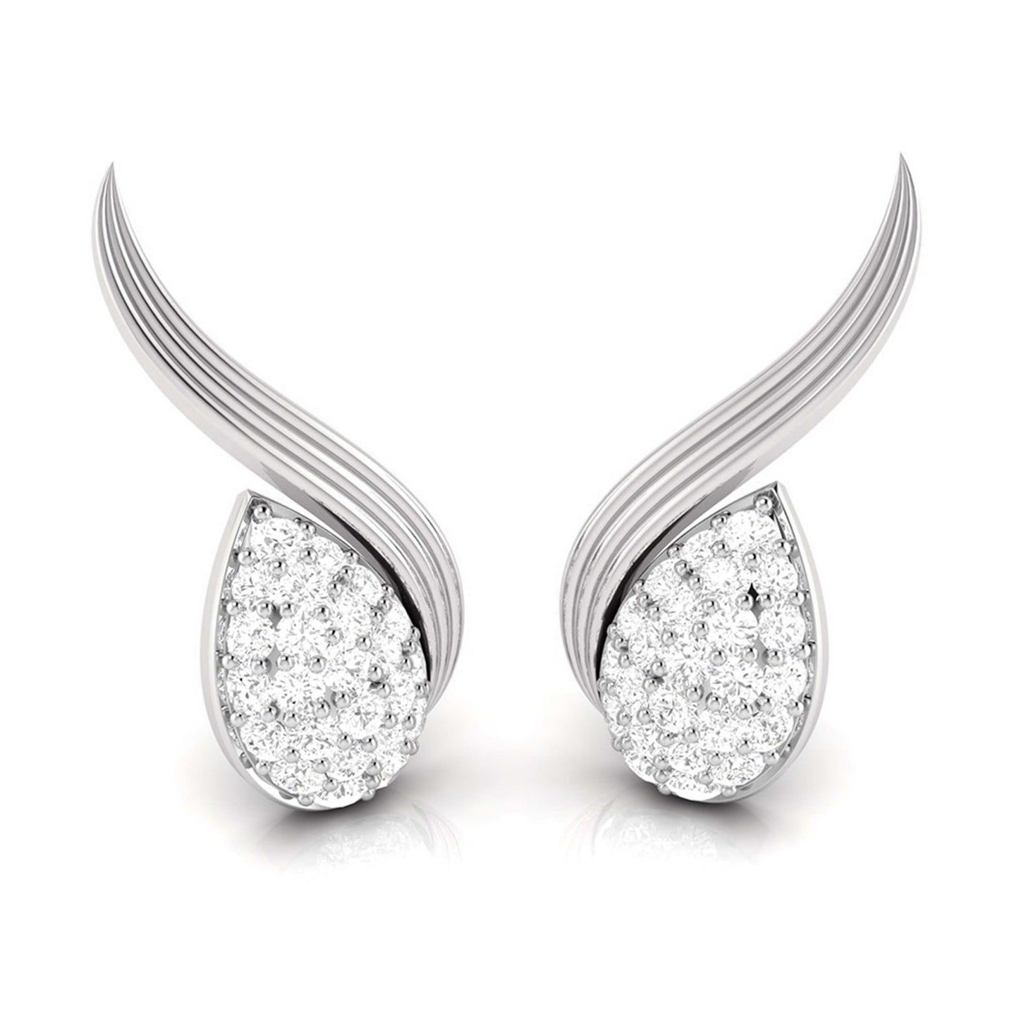 Fancy earrings design Orlando Lab Grown Diamond Earrings Fiona Diamonds