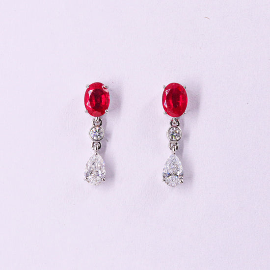 Designer earrings collection Aakriti Lab Grown Diamond Earrings Fiona Diamonds
