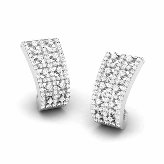 Party wear earrings design Coveted Lab Grown Diamond Studs Fiona Diamonds