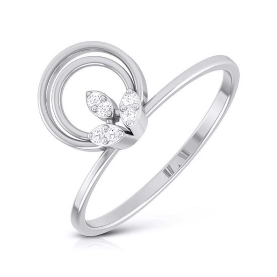 Daffodil lab grown diamond ring unique ring design Fiona Diamonds