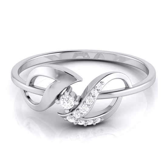 Doves lab grown diamond ring sleek ring Fiona Diamonds