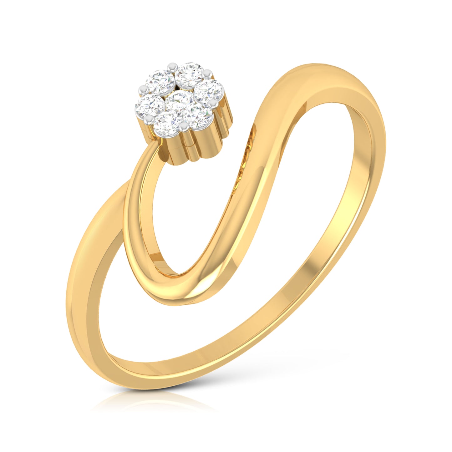 Boho lab grown diamond ring trendy ring design Fiona Diamonds