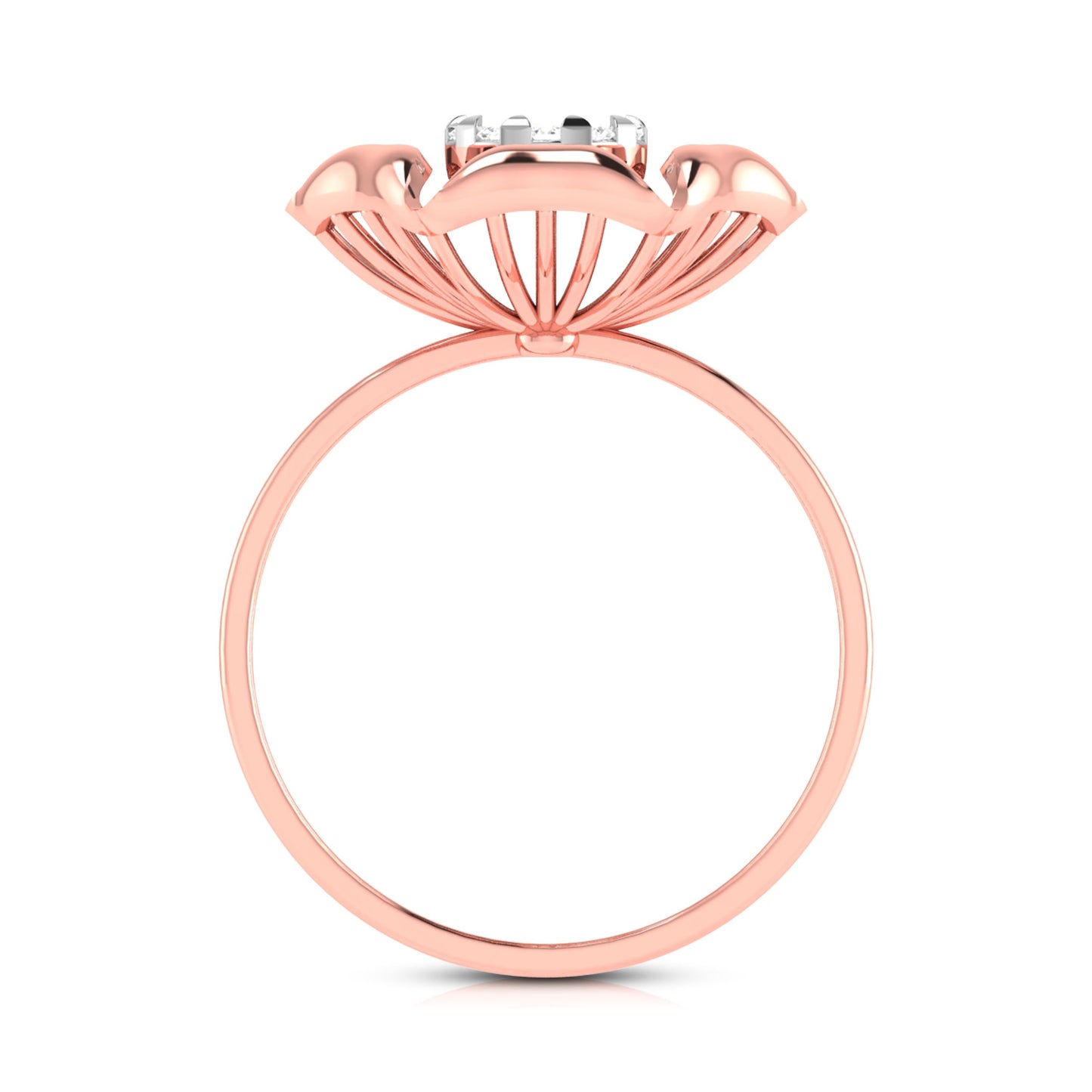 Camilla lab grown diamond ring trendy ring design Fiona Diamonds