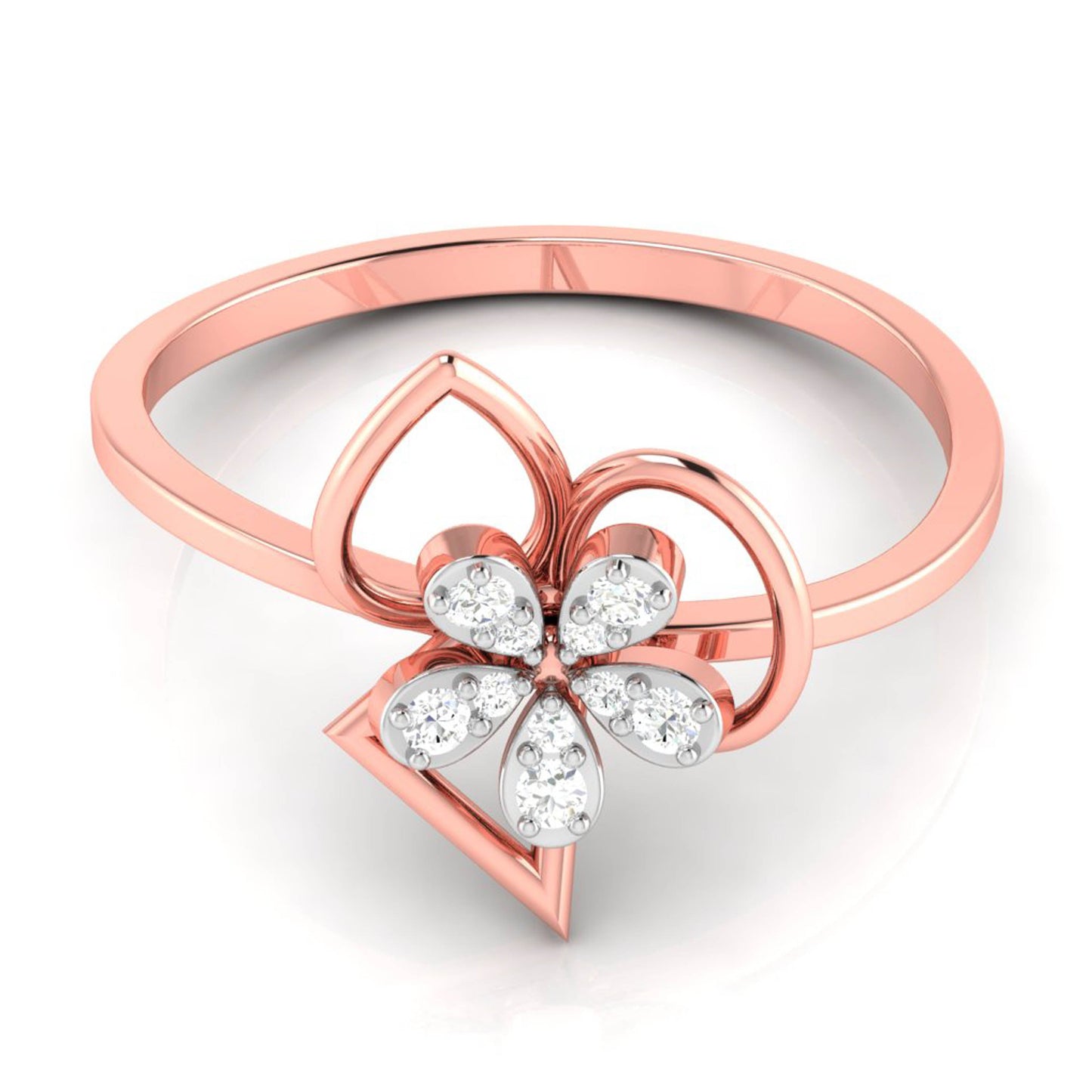 Aviary lab grown diamond ring unique ring design Fiona Diamonds