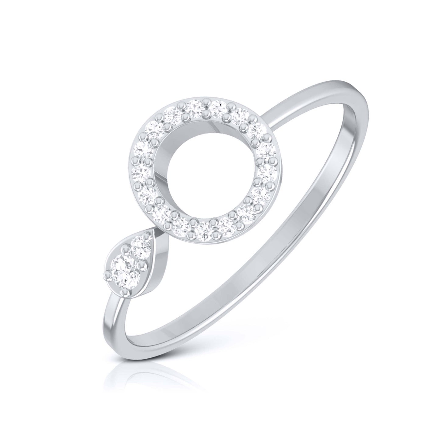 Coalition lab grown diamond ring simple round ring design Fiona Diamonds
