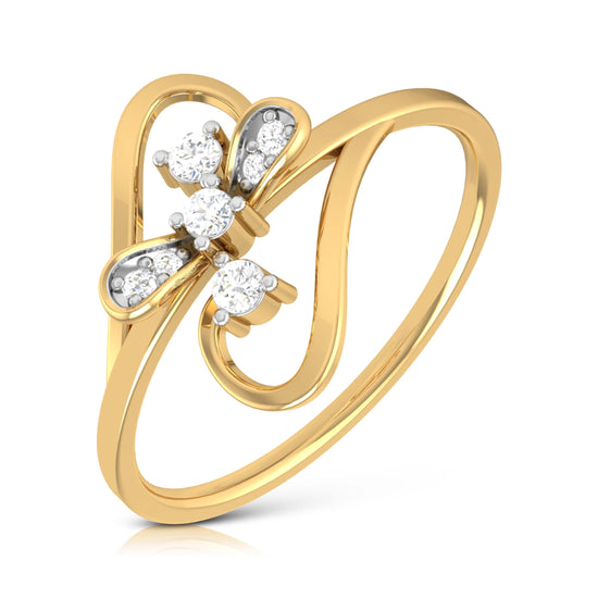 Conception lab grown diamond ring sleek ring Fiona Diamonds
