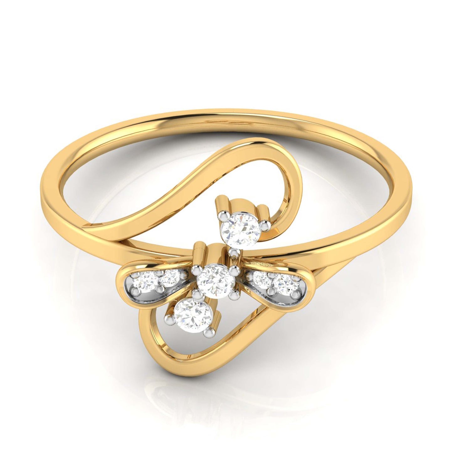 Conception lab grown diamond ring sleek ring Fiona Diamonds