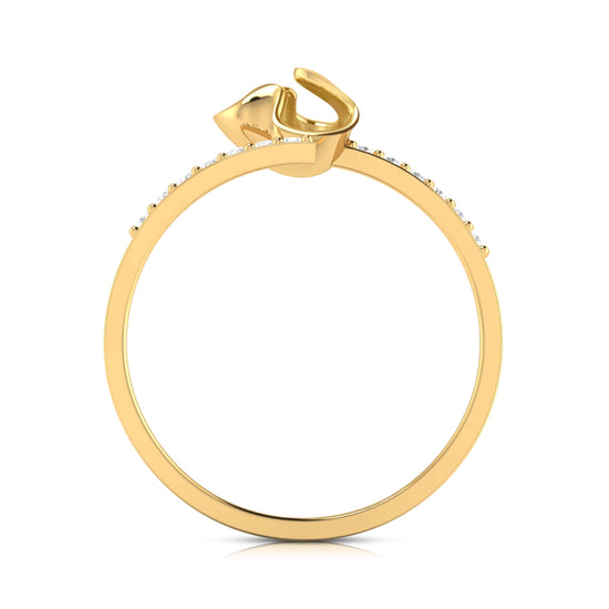 Blossom lab grown diamond ring unique ring design Fiona Diamonds