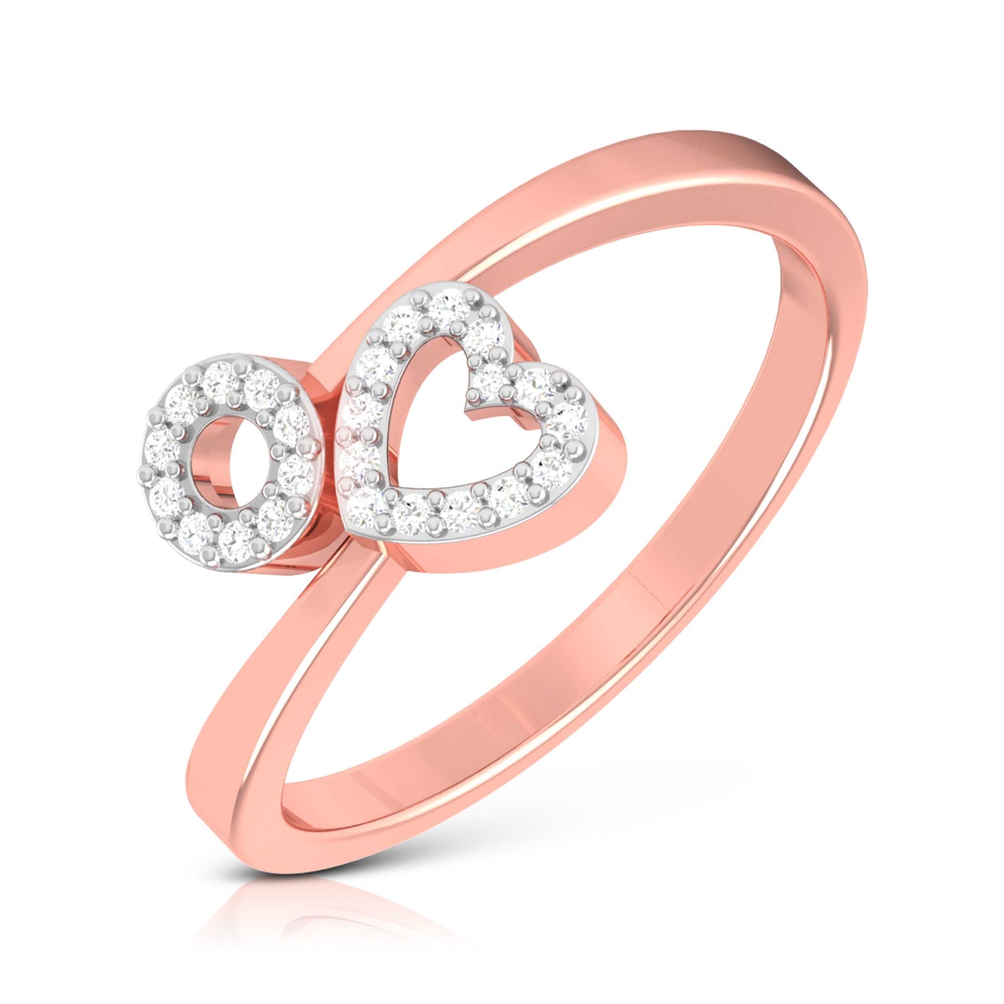 Bosom lab grown diamond ring sleek ring Fiona Diamonds