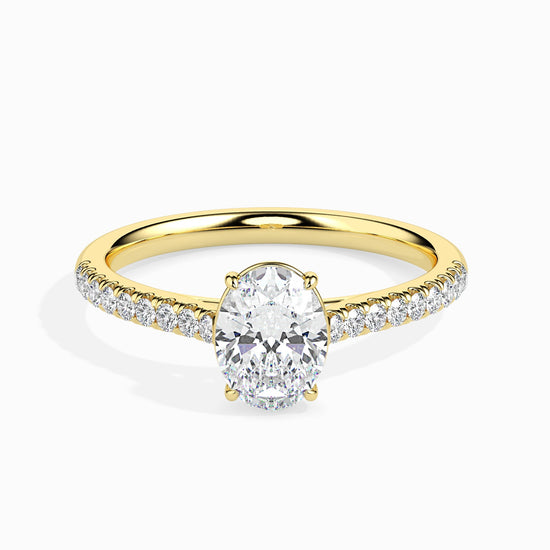 Ankur lab grown diamond ring ready to ship Fiona Diamonds