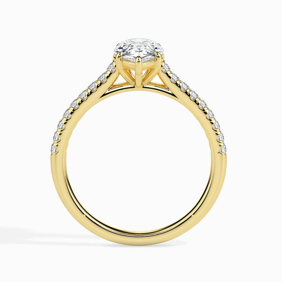 1.5ct Pear Lab Diamond Mark Solitaire Ring - Fiona Diamonds - Fiona Diamonds