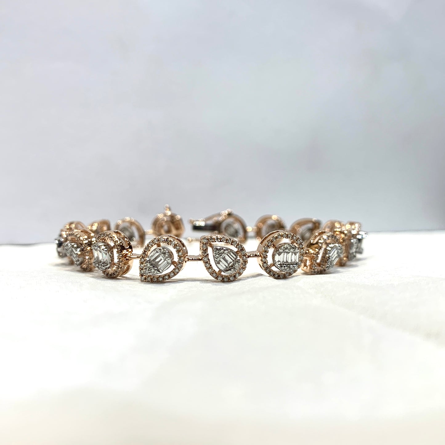 Essence light weight diamond bracelet Fiona Diamonds