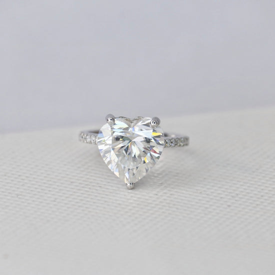 Ready To Ship Gem Moissanite Ring Online at Fiona Diamonds