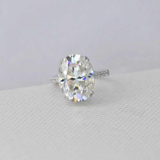 Ready To Ship Shale Moissanite Ring Online at Fiona Diamonds