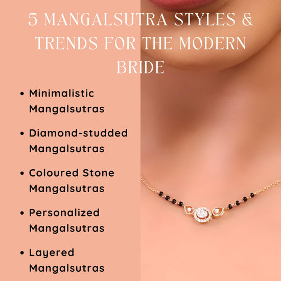 5 MANGALSUTRA STYLES & TRENDS FOR THE MODERN BRIDE