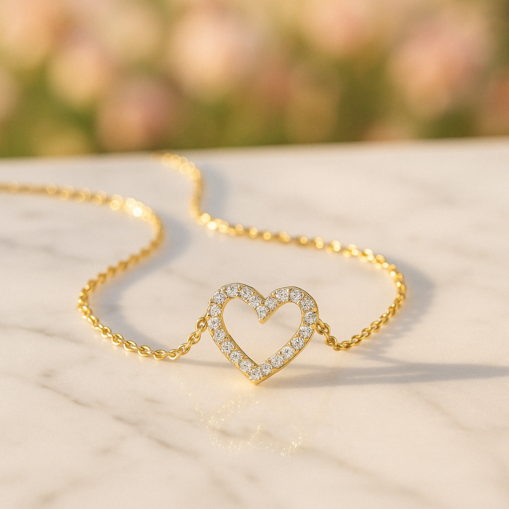 0.52ct Lab Grown Diamond Necklace in 18kt Gold Vermeil - Fiona Diamonds - Fiona Diamonds