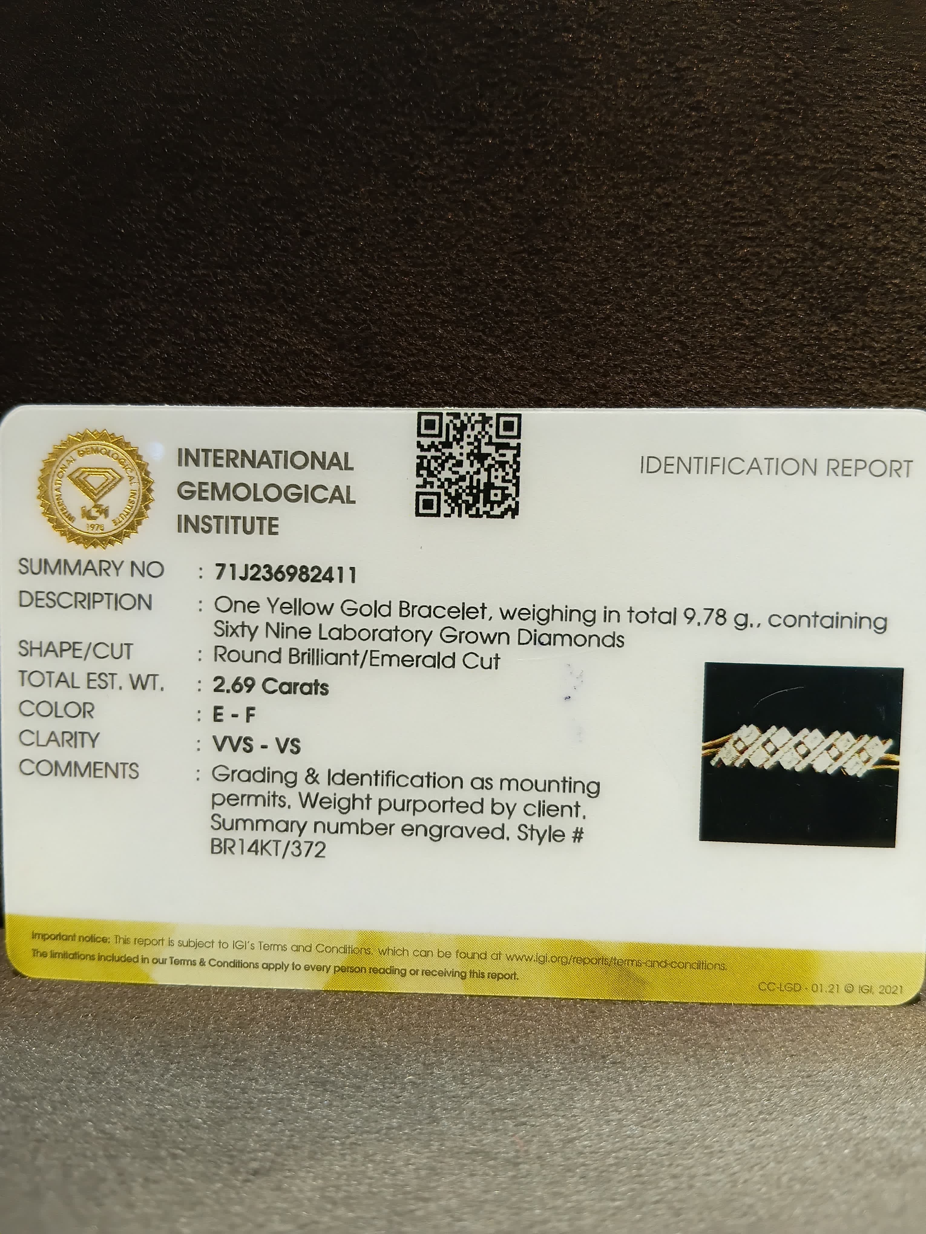 Radiquanta Lab Diamond Bracelet - Stylish & Radiant - Fiona Diamonds - Fiona Diamonds