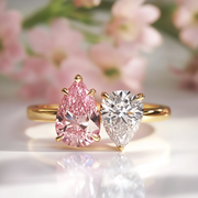 Brystara Lab Diamond Toi et Moi Ring - Fiona Diamonds - Fiona Diamonds