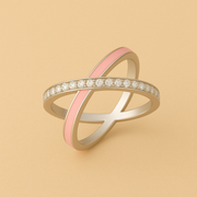 0.25ct Lab Grown Diamond Ring in 18kt Gold Vermeil - Fiona Diamonds - Fiona Diamonds