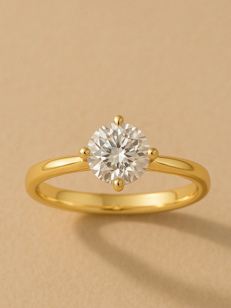 Momo 1ct Lab Diamond Ring - Classic Brilliance - Fiona Diamonds - Fiona Diamonds