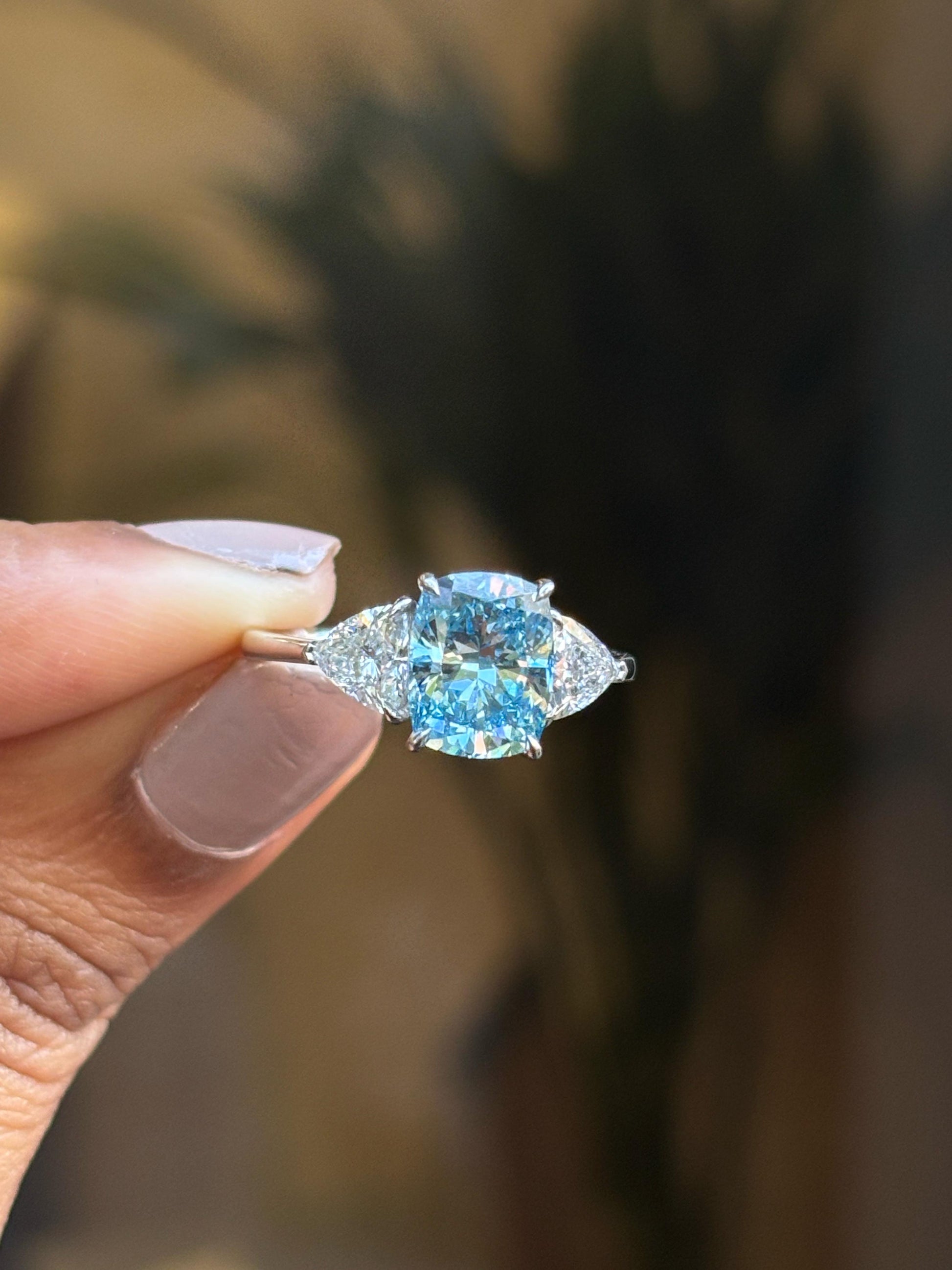 Brienne 2.11ct Lab Grown Diamond Ring – Elegant & Responsible - Fiona Diamonds - Fiona Diamonds