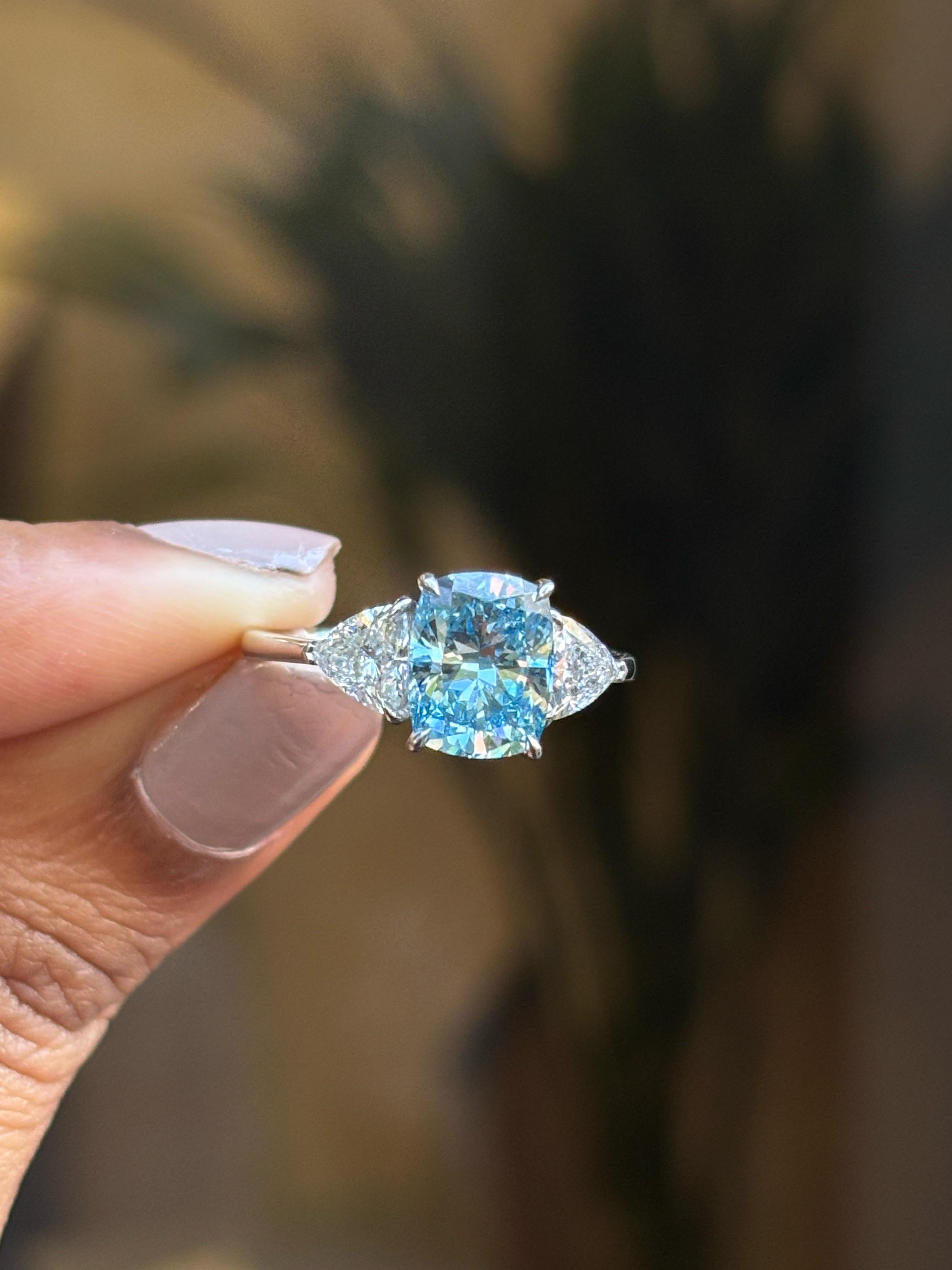 Brienne 2.11ct Lab Grown Diamond Ring – Elegant & Responsible - Fiona Diamonds - Fiona Diamonds