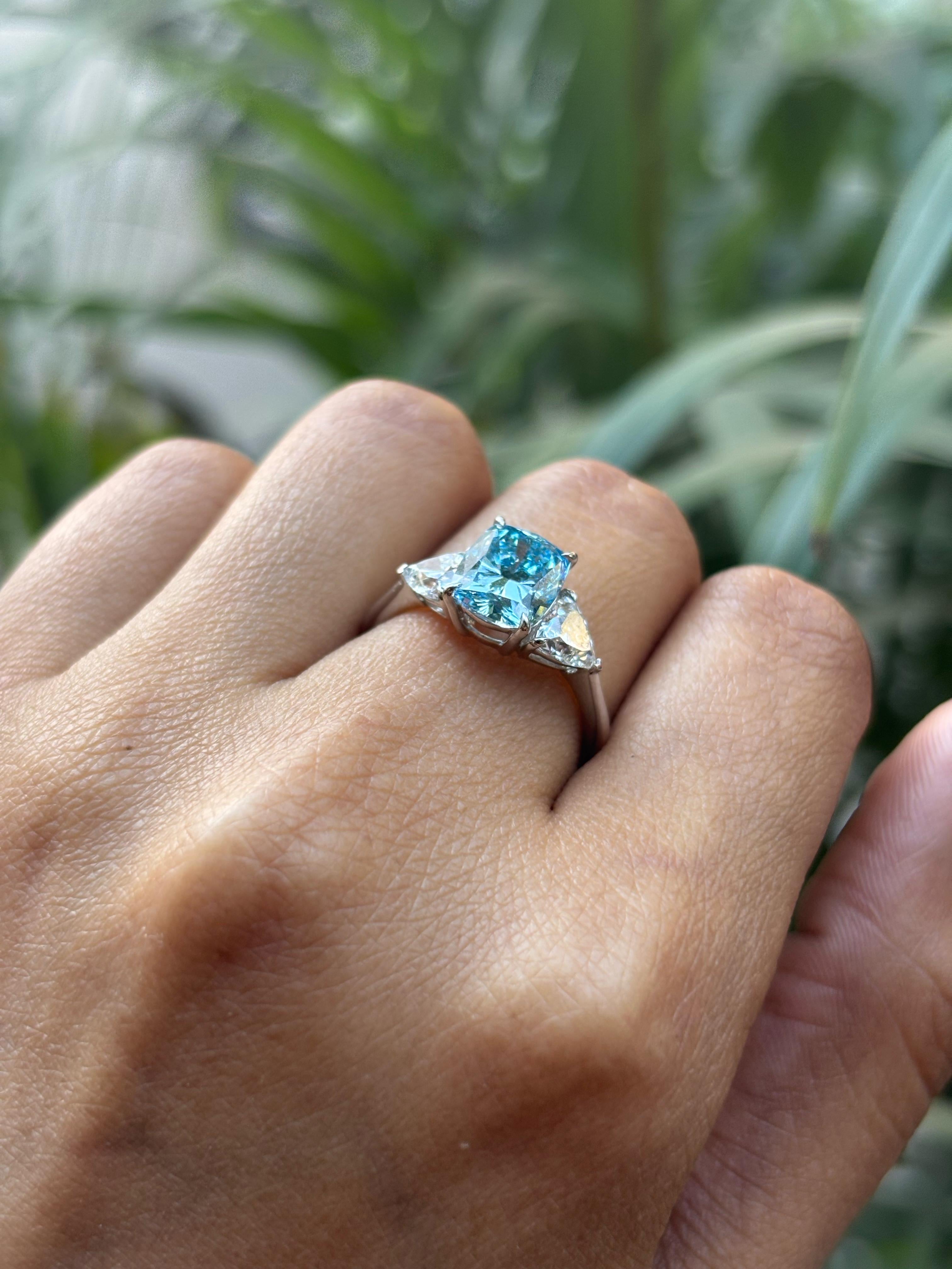 Brienne 2.11ct Lab Grown Diamond Ring – Elegant & Responsible - Fiona Diamonds - Fiona Diamonds