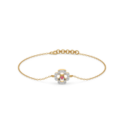 0.15ct Lab Grown Diamond Bracelet in 18kt Gold Vermeil - Fiona Diamonds - Fiona Diamonds