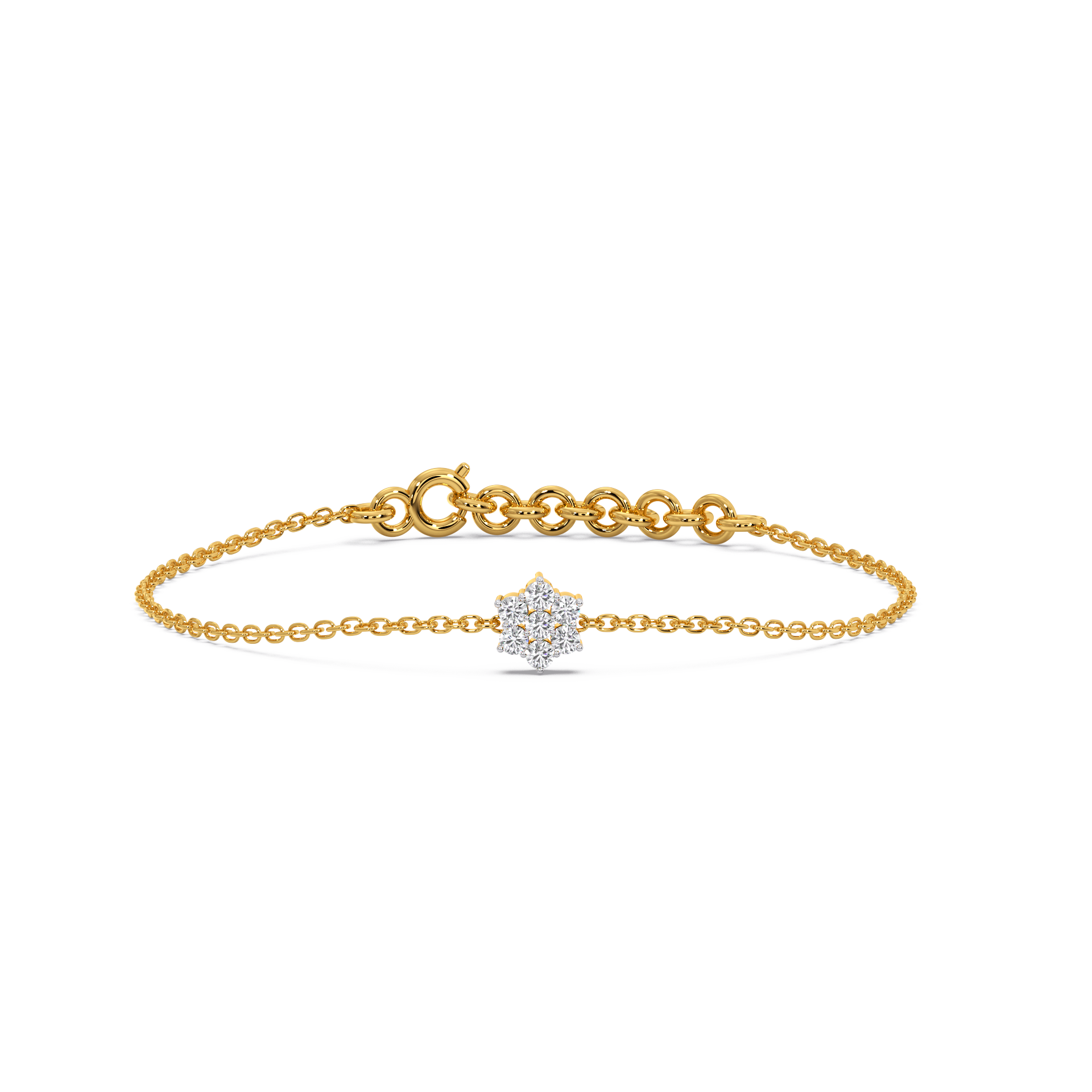 0.28ct Lab Grown Diamond Bracelet in 18kt Gold Vermeil - Fiona Diamonds - Fiona Diamonds