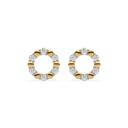 0.15ct Lab Grown Diamond Earring in 18kt Gold Vermeil - Fiona Diamonds - Fiona Diamonds