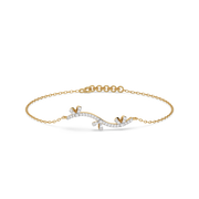 0.15ct Lab Grown Diamond Bracelet in 18kt Gold Vermeil - Fiona Diamonds - Fiona Diamonds