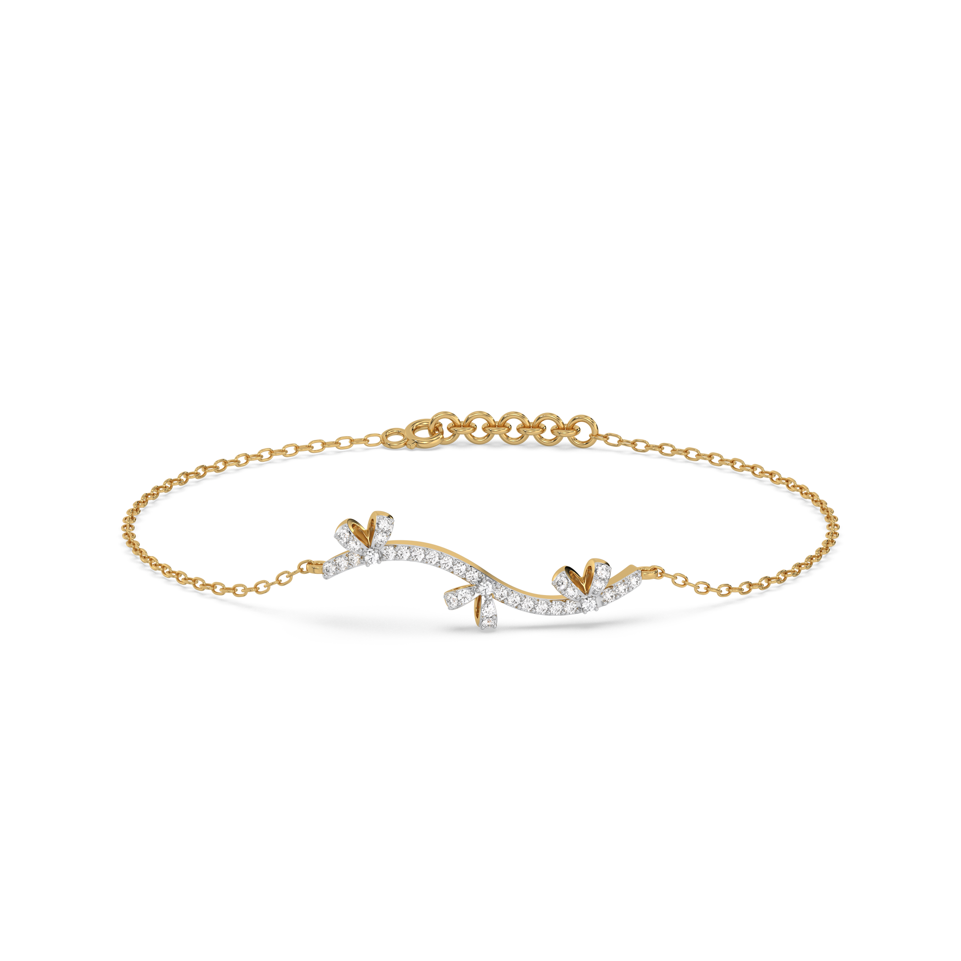 0.15ct Lab Grown Diamond Bracelet in 18kt Gold Vermeil - Fiona Diamonds - Fiona Diamonds