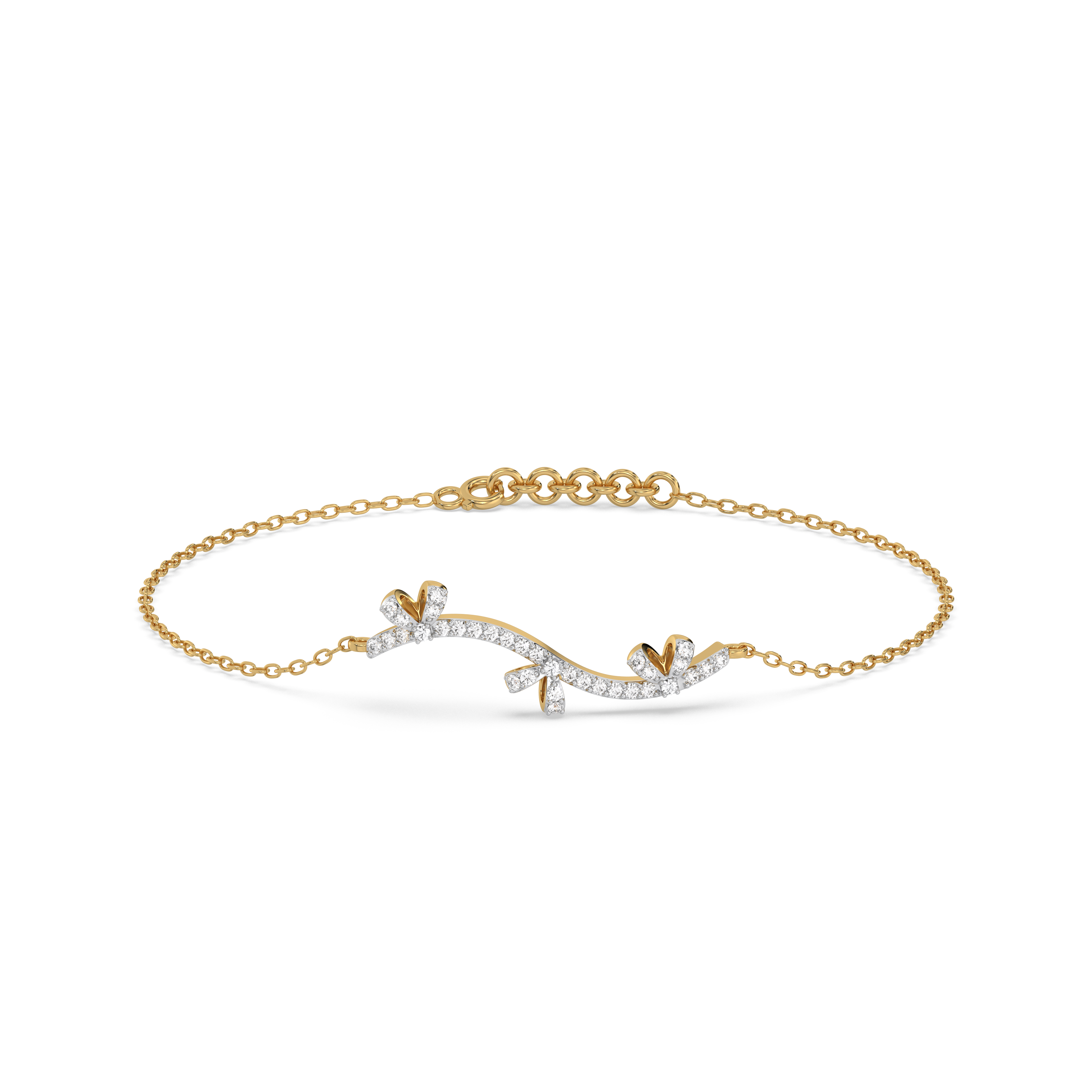 0.15ct Lab Grown Diamond Bracelet in 18kt Gold Vermeil - Fiona Diamonds - Fiona Diamonds