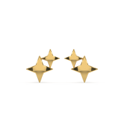 Star Earring 18kt Gold Vermeil - Fiona Diamonds - Fiona Diamonds