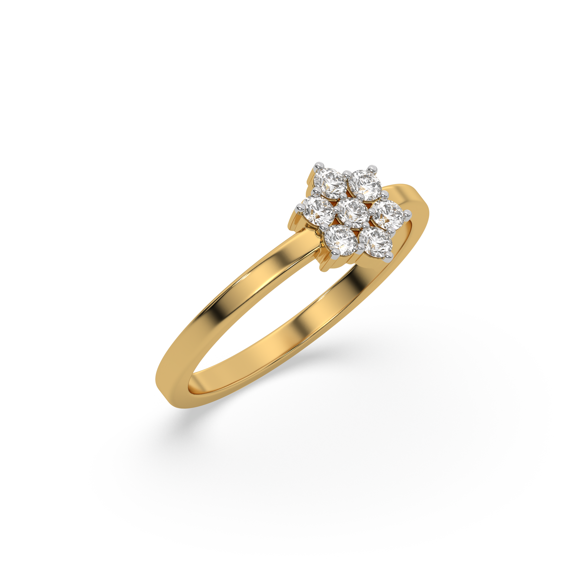 0.28ct Lab Grown Diamond Ring in 18kt Gold Vermeil - Fiona Diamonds - Fiona Diamonds