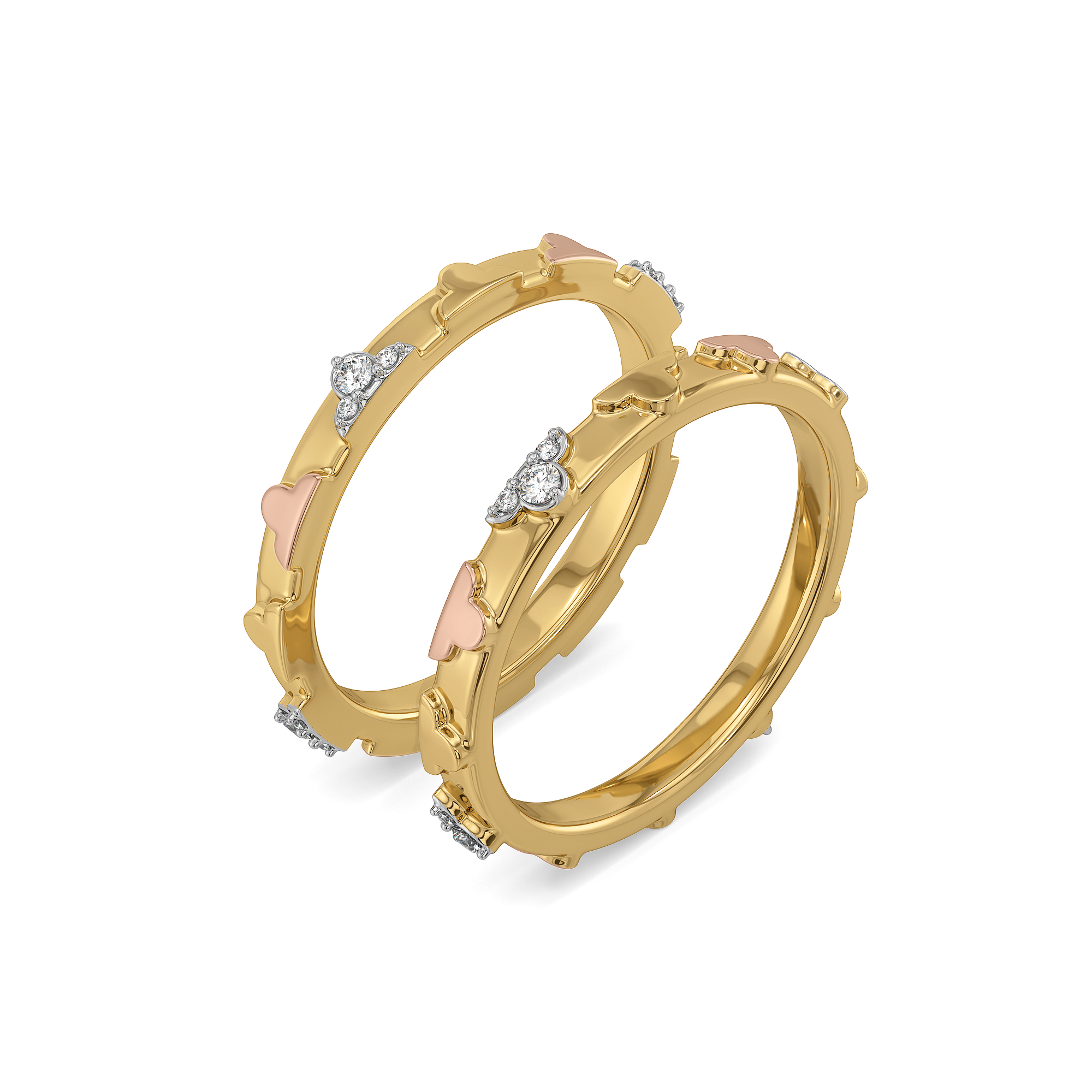 0.14ct Lab Grown Diamond Ring in 18kt Gold Vermeil - Fiona Diamonds - Fiona Diamonds