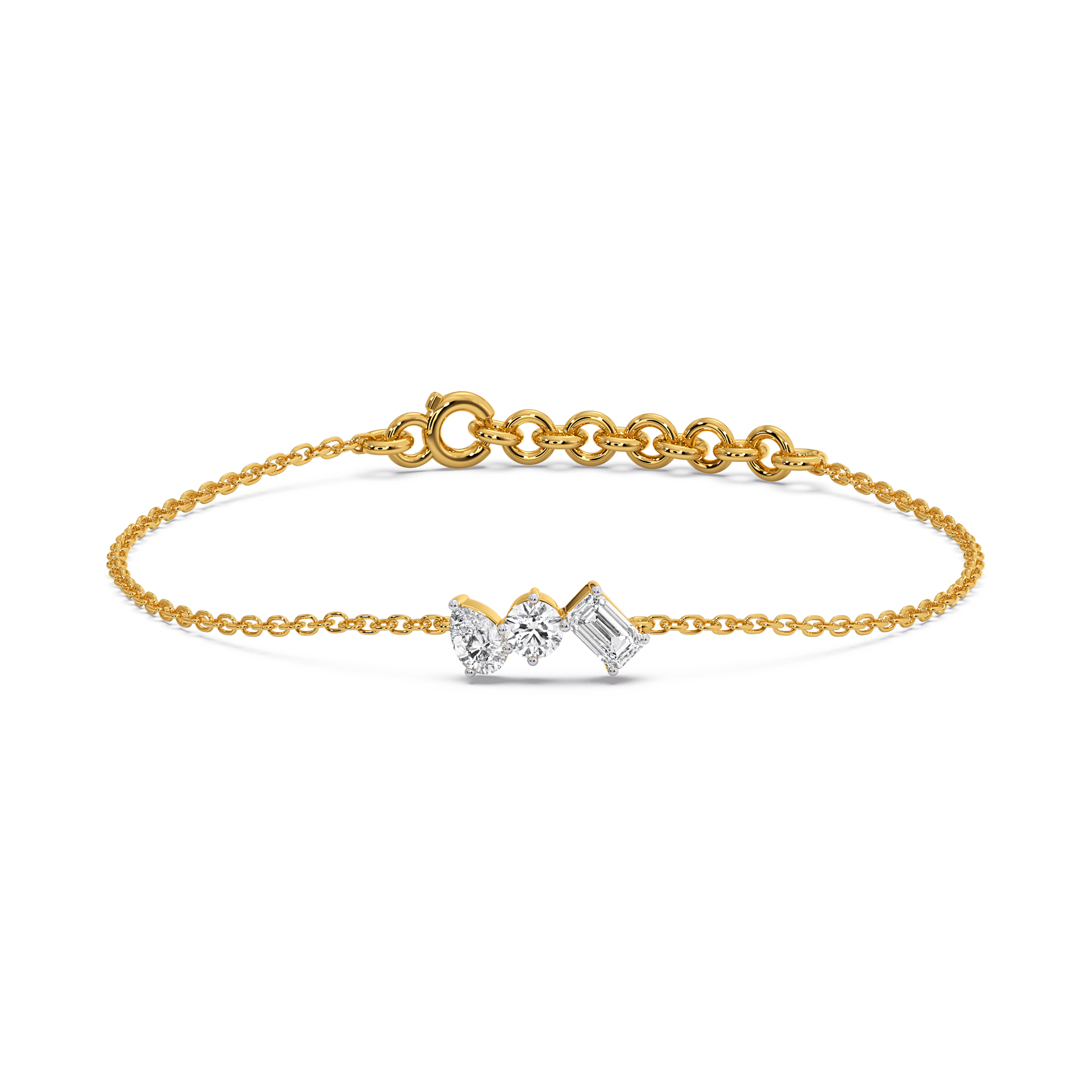 0.69ct Lab Grown Diamond Bracelet in 18kt Gold Vermeil - Fiona Diamonds - Fiona Diamonds