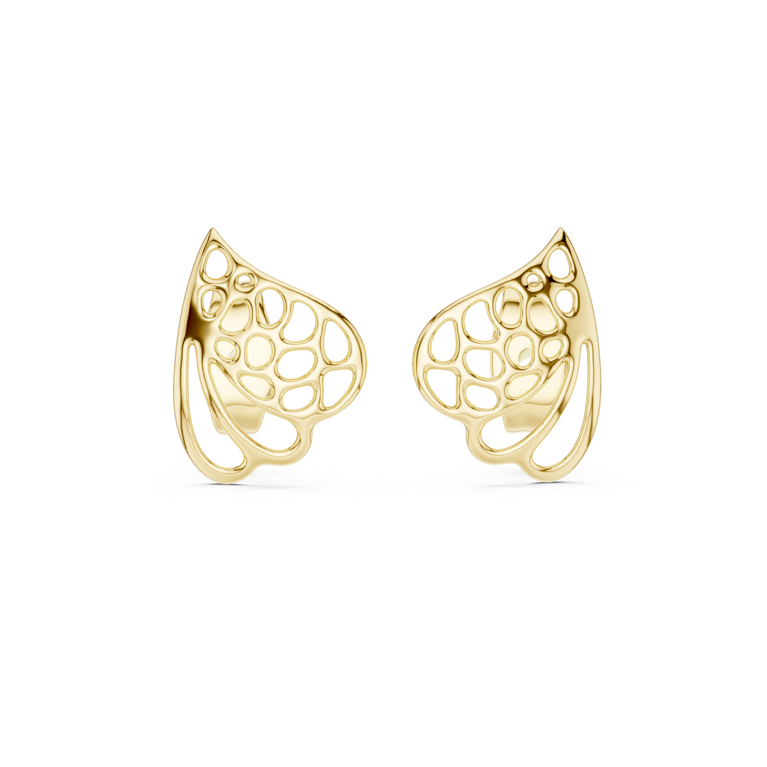 10 Lab Grown Diamond Earrings in 18kt Gold Vermeil