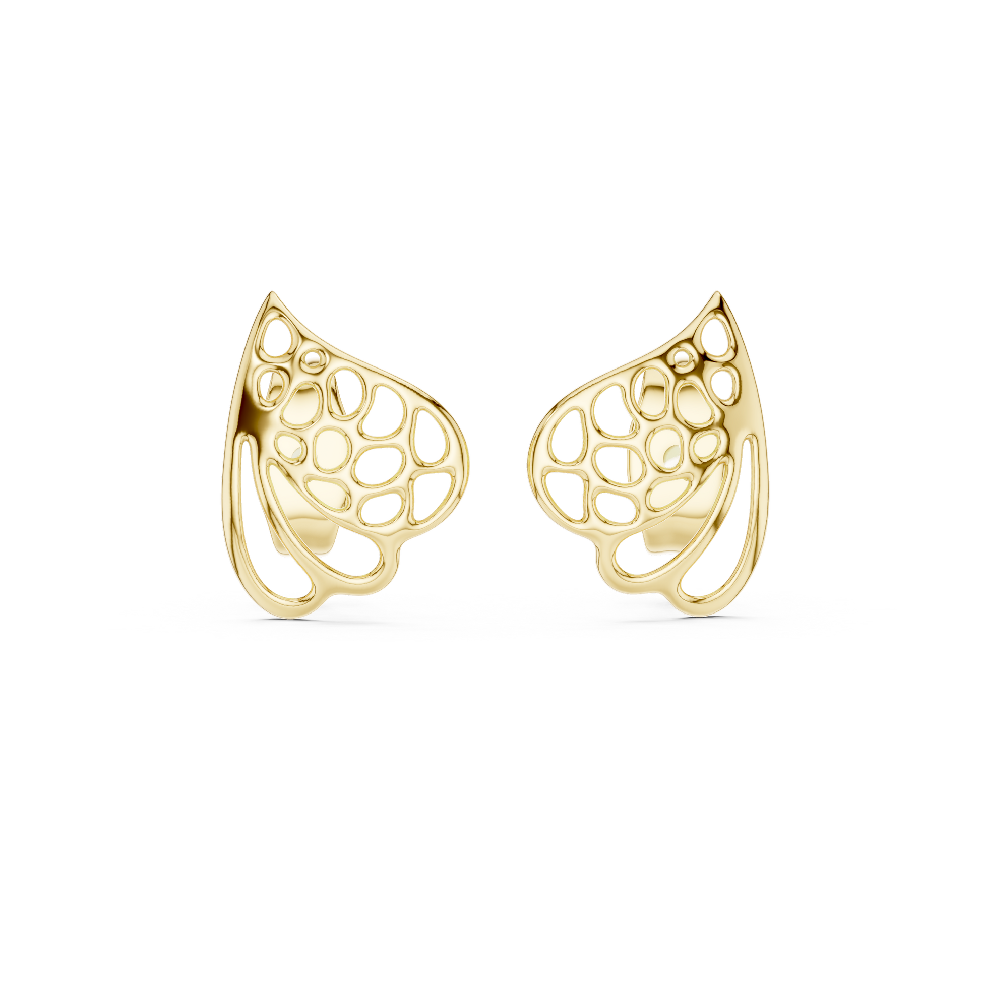 10 Lab Grown Diamond Earrings in 18kt Gold Vermeil
