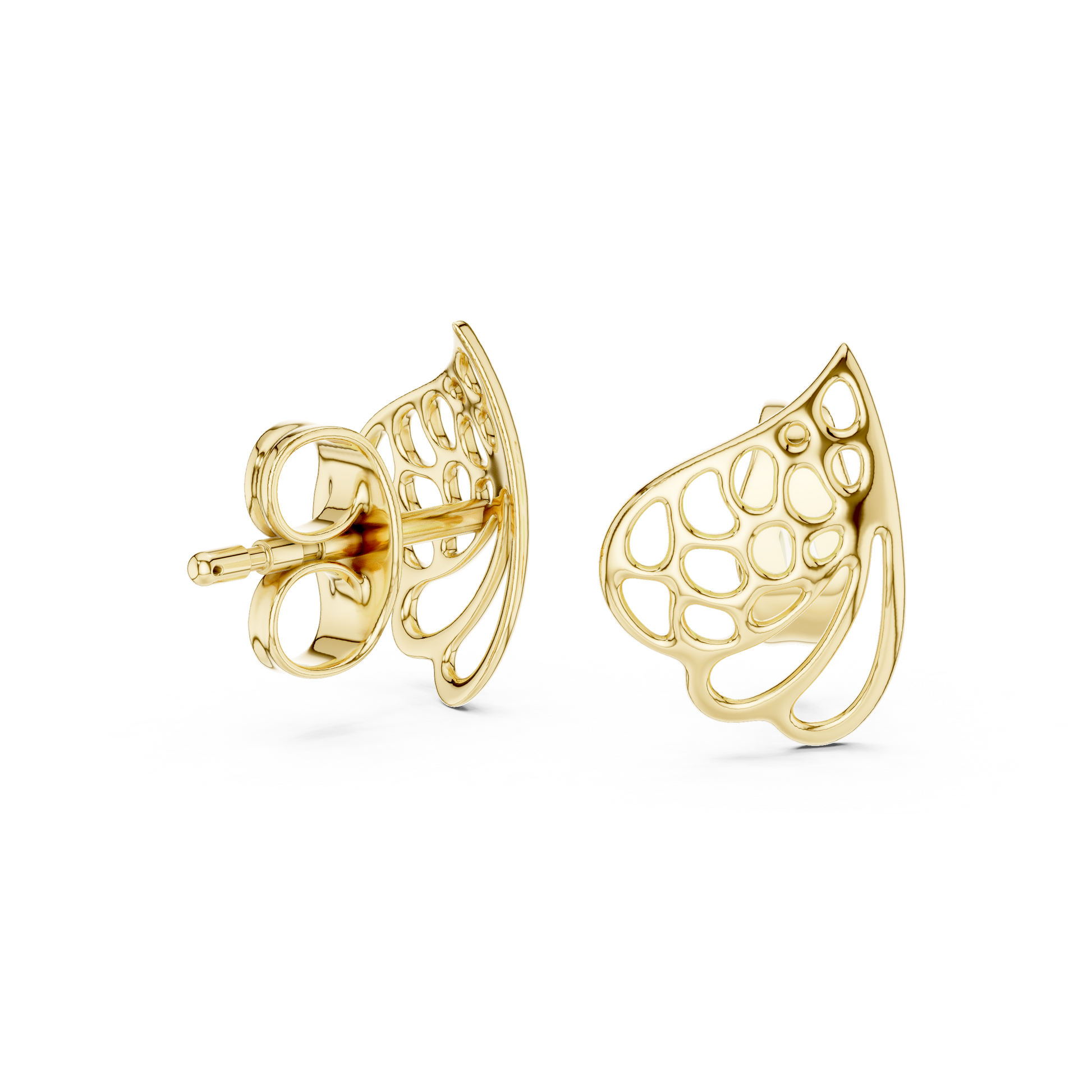 10 Lab Grown Diamond Earrings in 18kt Gold Vermeil