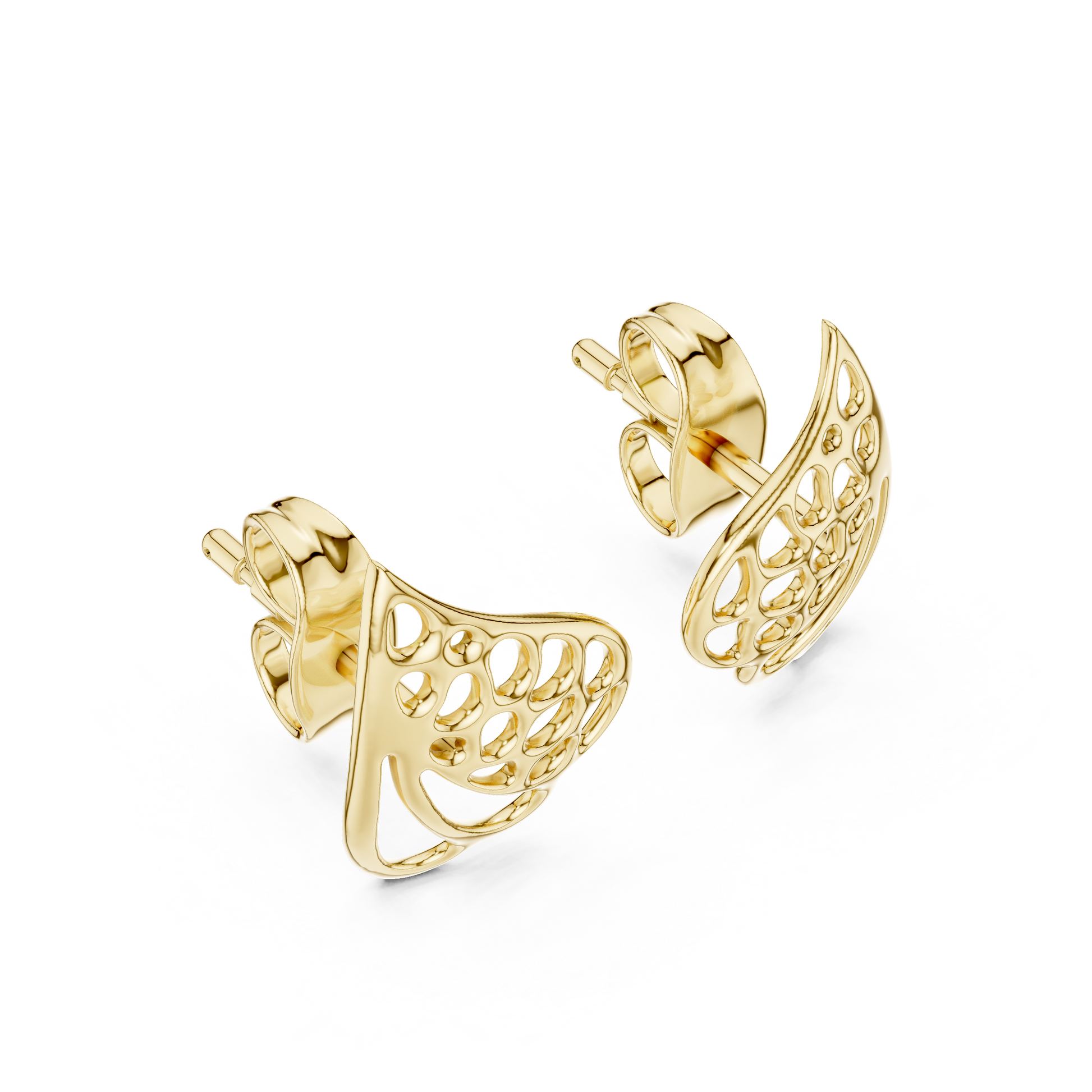 10 Lab Grown Diamond Earrings in 18kt Gold Vermeil