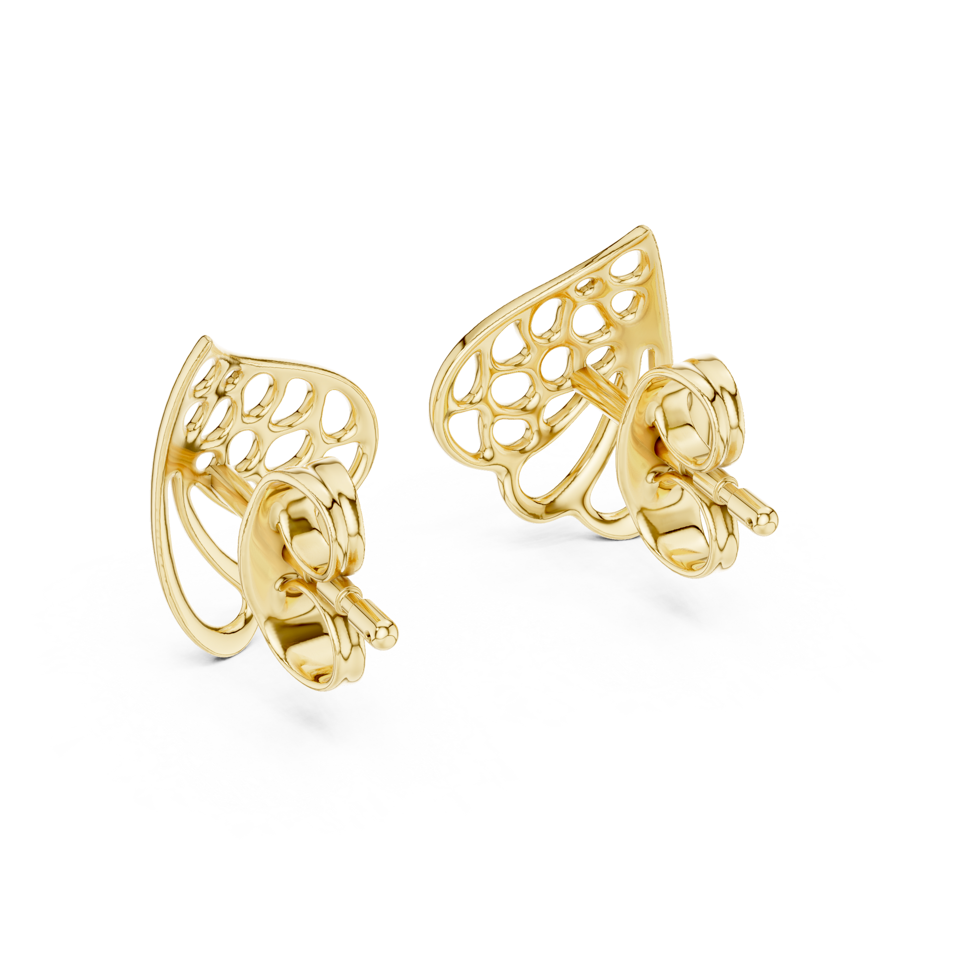 10 Lab Grown Diamond Earrings in 18kt Gold Vermeil