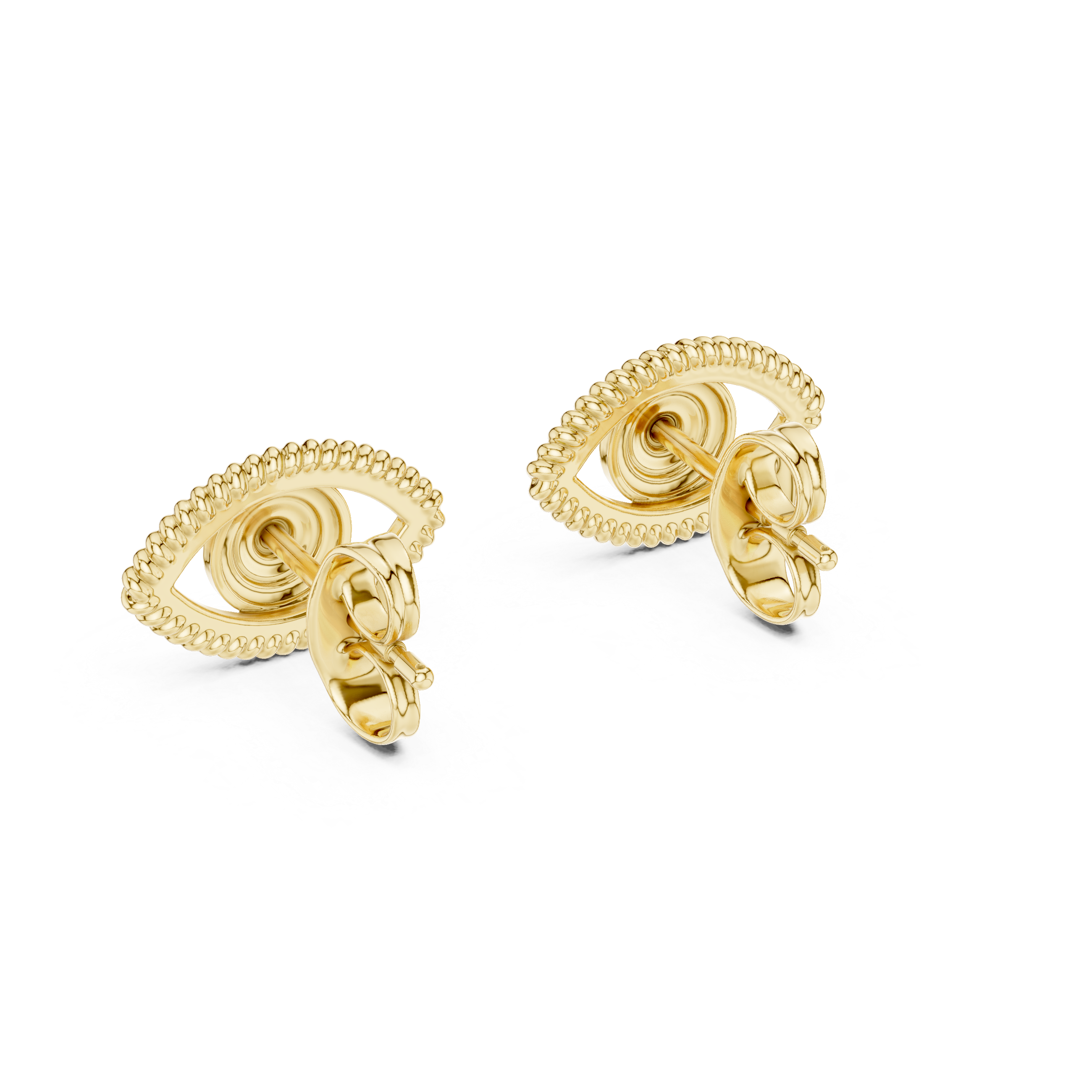 11 Lab Grown Diamond Earrings in 18kt Gold Vermeil