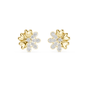 0.35 Lab Grown Diamond Earrings in 18kt Gold Vermeil